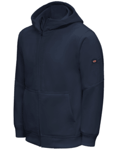 performance work hoodie blue